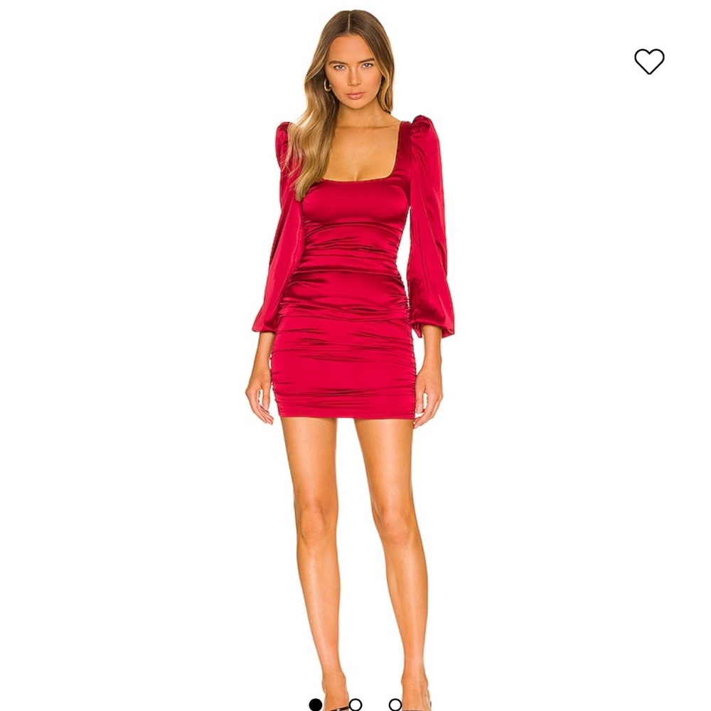 More to come satin mini dress. Worn once for homecoming. Great quality.